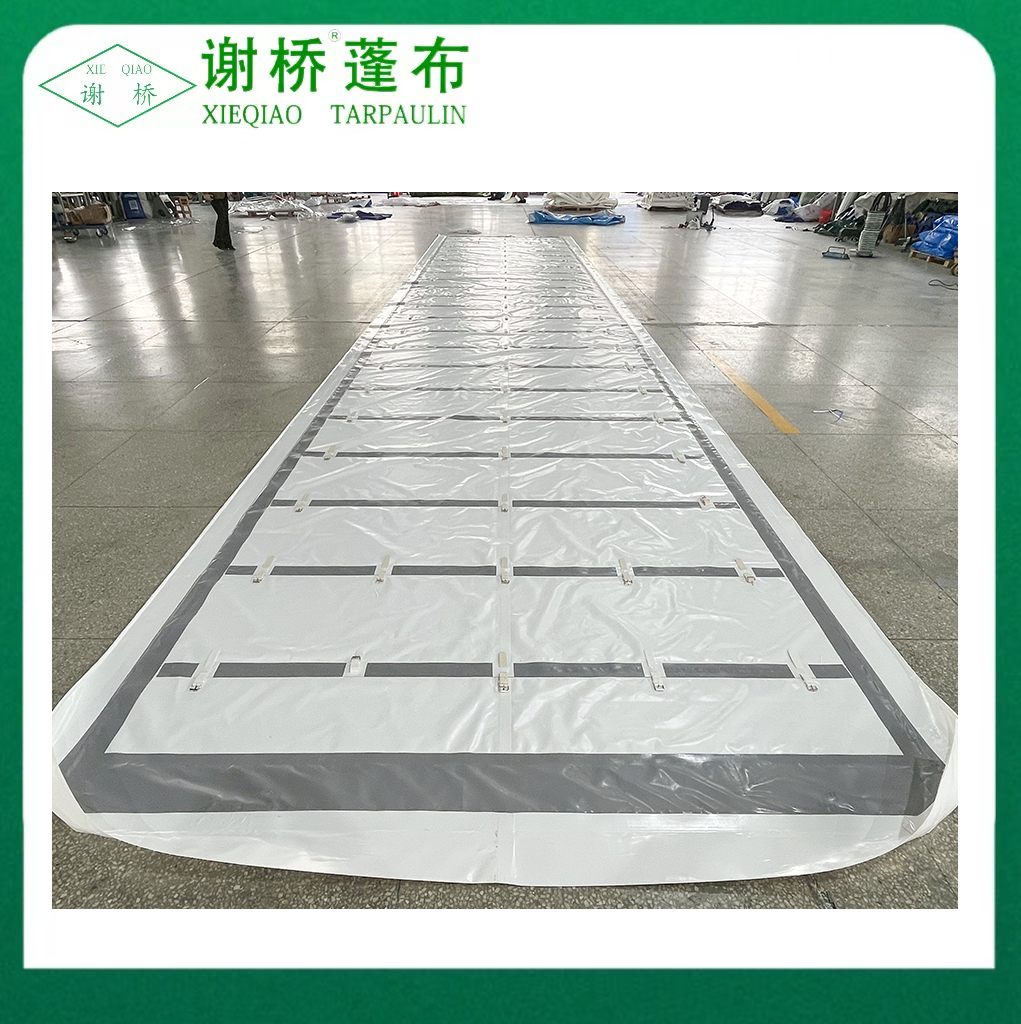 13.75m trak side kurtina tarpaulin