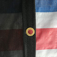 Black mesh tarps